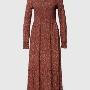 Montego Midikleid Mit Floralem Muster – Terrakotta 9