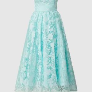 Luxuar Abendkleid Mit Allover-Muster – Mint 8