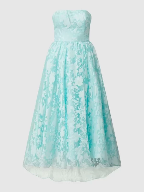 Luxuar Abendkleid Mit Allover-Muster – Mint 3