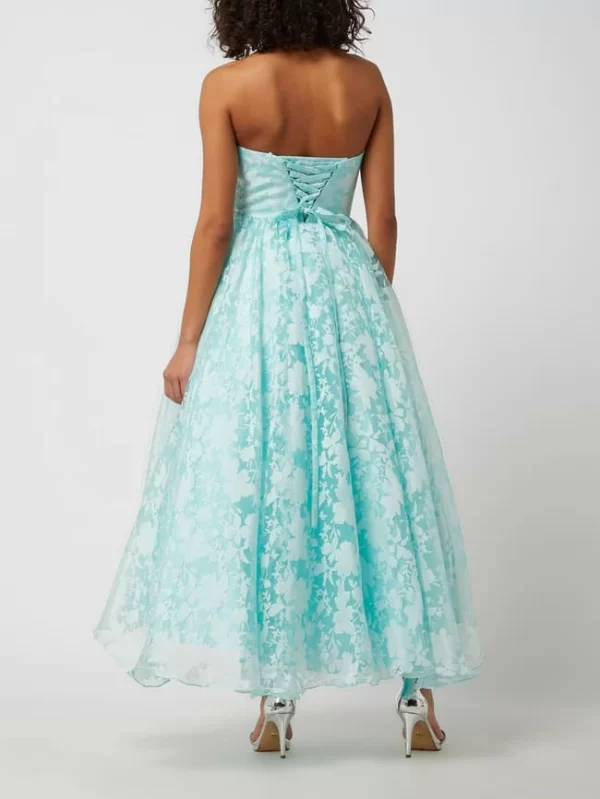 Luxuar Abendkleid Mit Allover-Muster – Mint 5