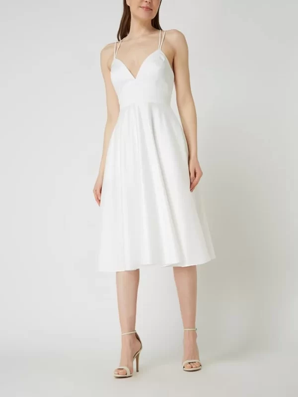 Jake*s Cocktail Cocktailkleid Aus Satin – Ecru 1