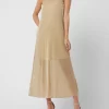 DKNY Maxikleid Mit Glitter-Effekt – Gold 16