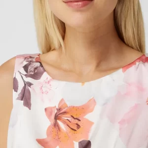 Christian Berg Cocktail Cocktailkleid Mit Floralem Muster – Ecru 11
