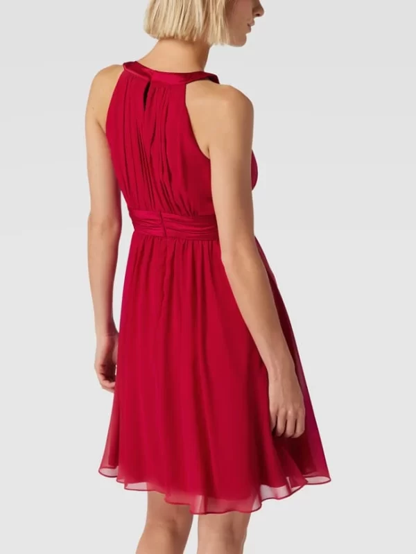 Jake*s Cocktail Cocktailkleid Mit Amerikanischem Ausschnitt – Rot 6