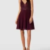 Laona Cocktailkleid Mit Zierbesatz – Bordeaux Rot 19