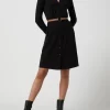 Comma Blusenkleid Mit Taillengürtel – Schwarz 17