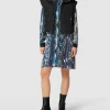 Comma Casual Identity Knielanges Kleid Mit Allover-Muster – Hellblau 5