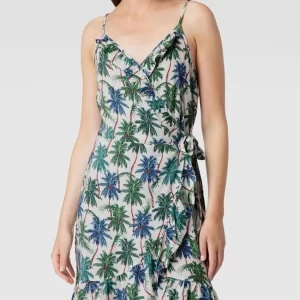Only Wickelkleid In Minilänge Mit Asymmetrischem Volantsaum – Sand 13