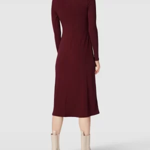 Mango Midikleid In Ripp-Optik Modell ‘KILIAN’ – Bordeaux Rot 15