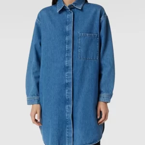 Jake*s Casual Knielanges Jeanskleid Mit Brusttasche – Jeans 13