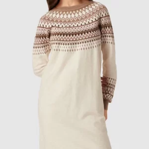 Esprit Strickkleid Mit Norwegermuster – Sand 13