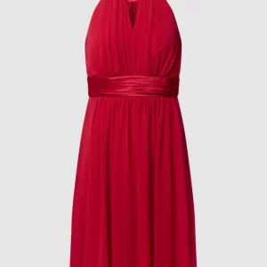 Jake*s Cocktail Cocktailkleid Mit Amerikanischem Ausschnitt – Rot 9