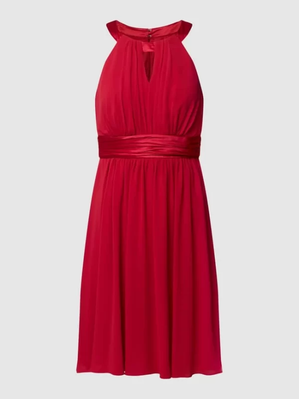 Jake*s Cocktail Cocktailkleid Mit Amerikanischem Ausschnitt – Rot 3