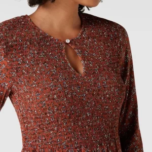 Montego Midikleid Mit Floralem Muster – Terrakotta 11