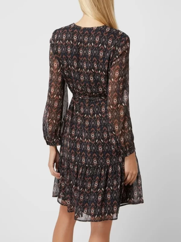 Oui Kleid Mit Effektgarn – Schwarz 6