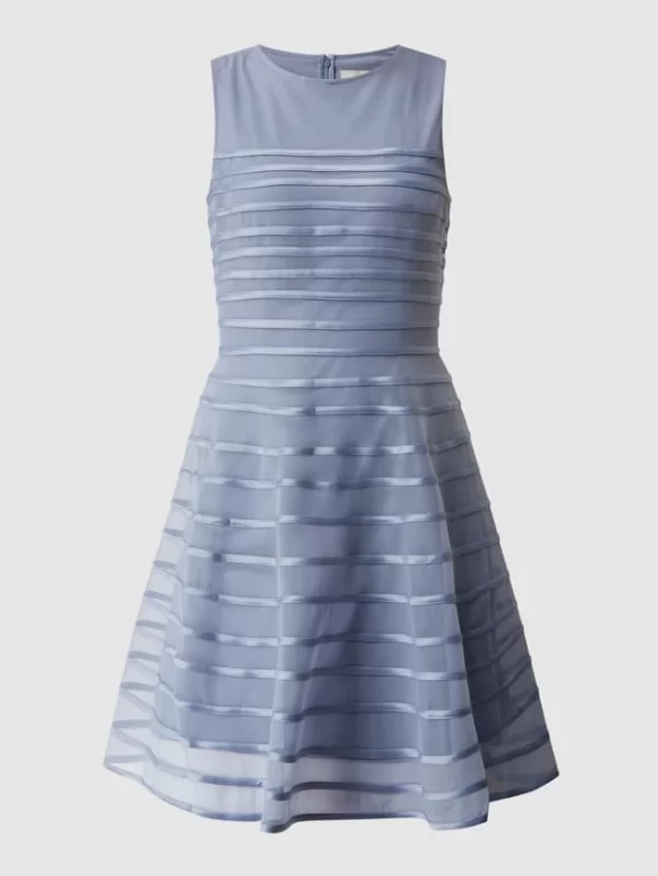 Jake*s Cocktail Cocktailkleid Mit Zierstreifen – Blau 3