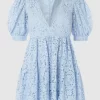 Bardot Minikleid Aus Spitze Modell ‘Gigi’ – Hellblau 19